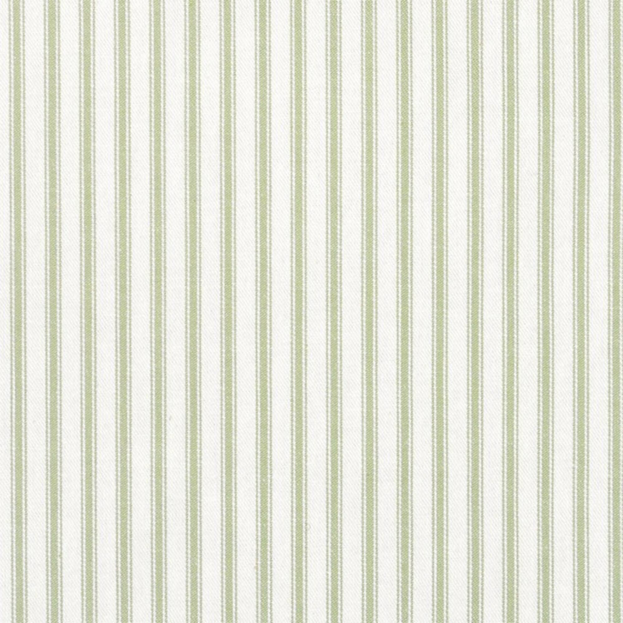 Fern Green Woven Ticking